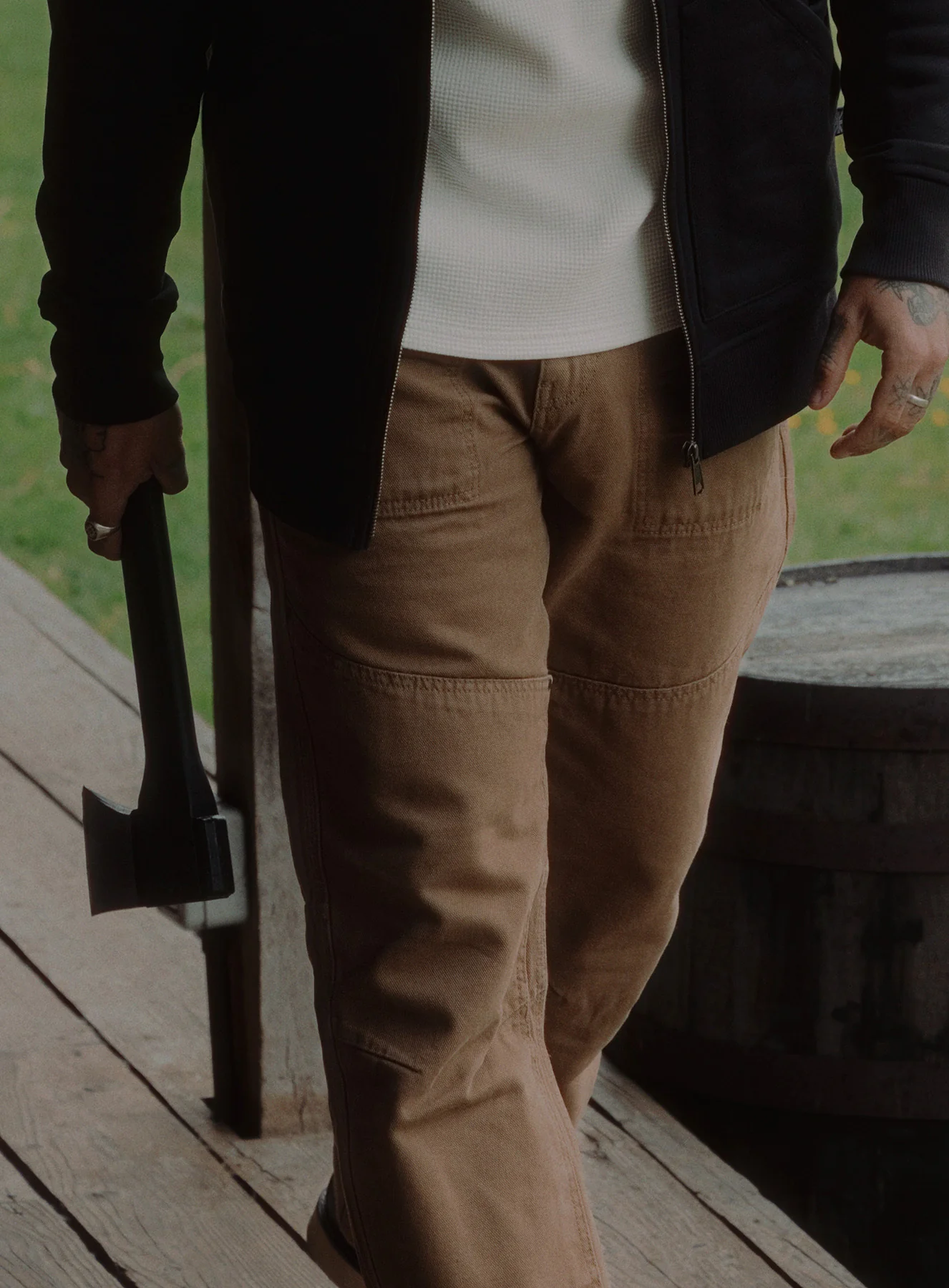 DISSIDENT CANVAS TROUSERS - Image 2